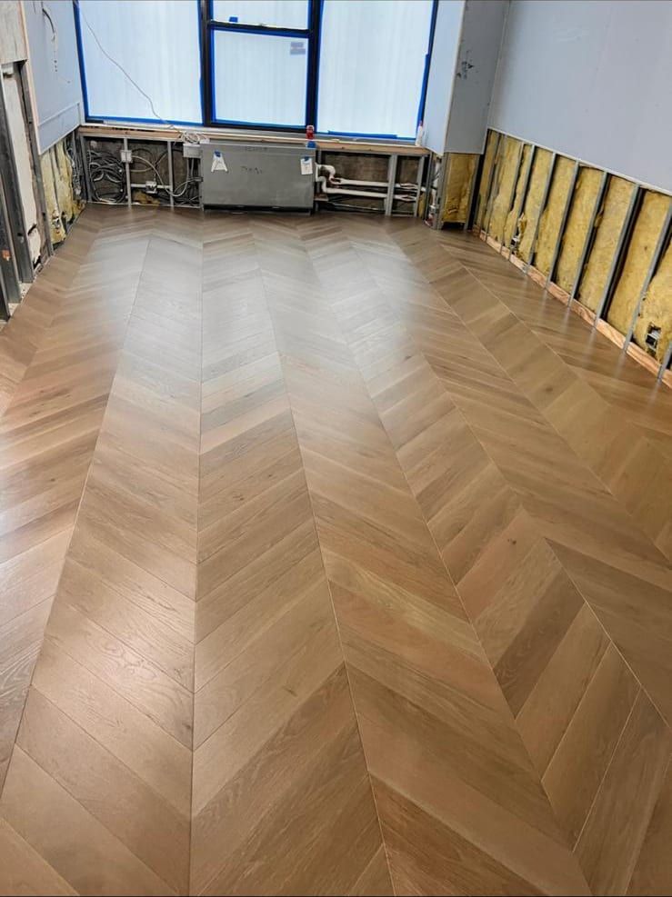 Chevron Oak, Bare Slab to Finish — photo 4