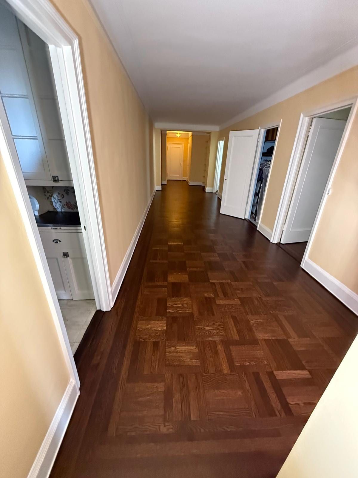 Dark Parquet Hallway — photo 1